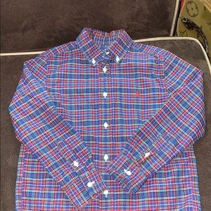 Long sleeved button down Polo for boys